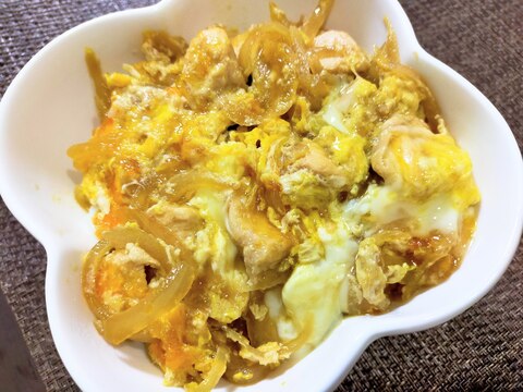 鶏むね肉で親子丼